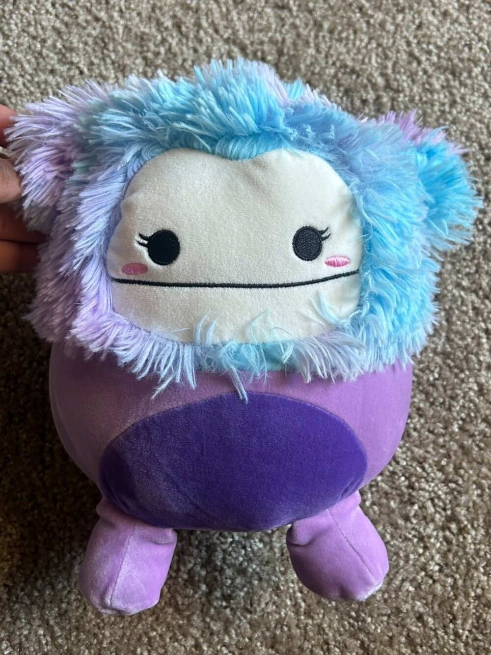 Squishmallows Eden the Purple Bigfoot Plush 10-12" Bigfoot Squad